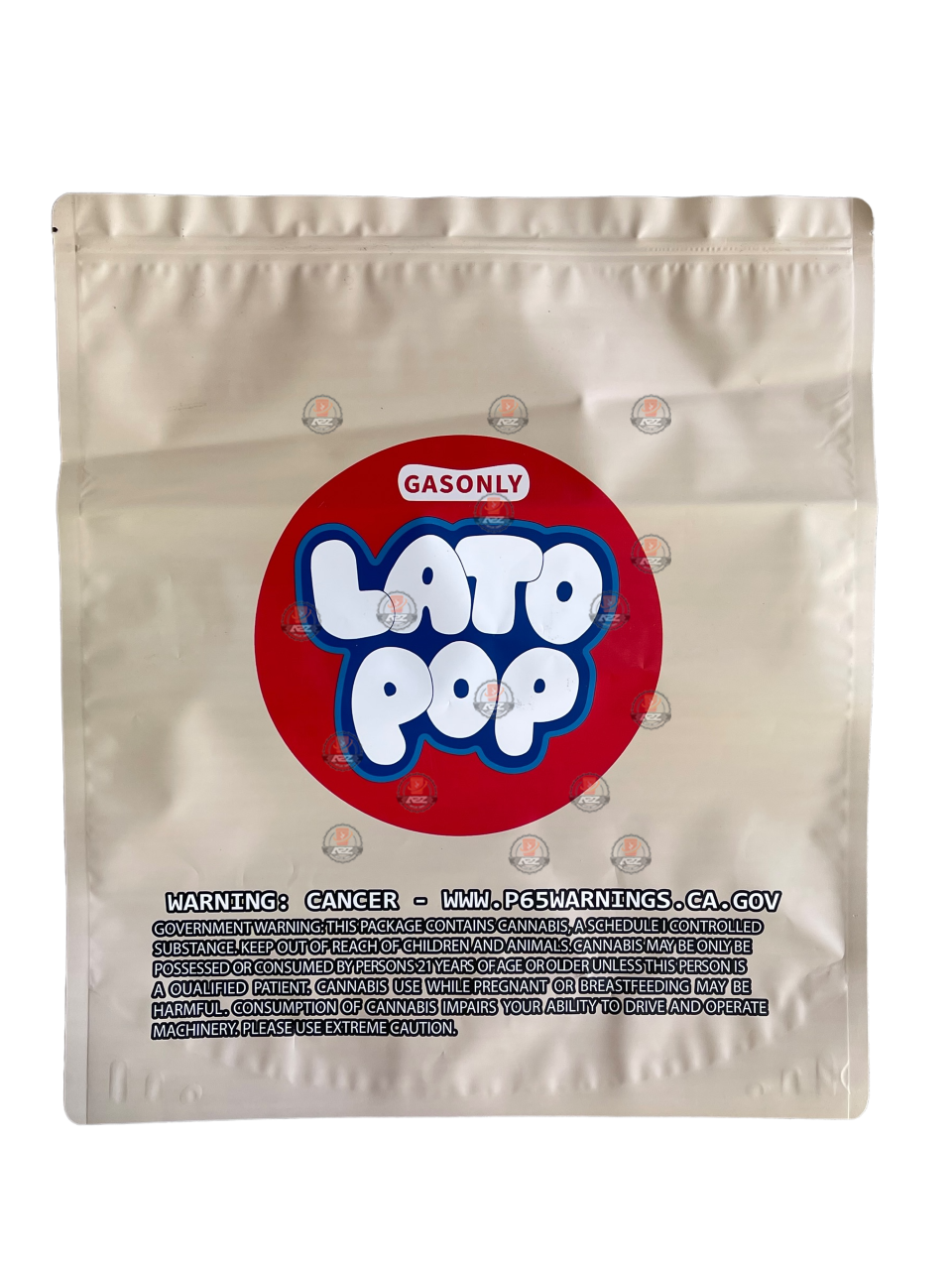 Lato Pop Top Secret Pound Bag Blue (Large) 1LBS - 16OZ (454g) Jokes Up