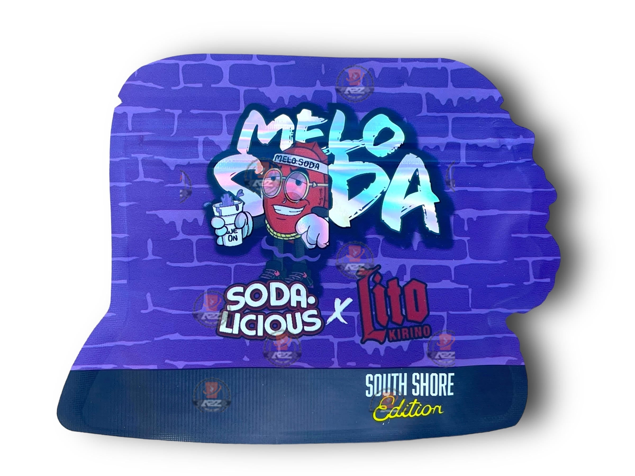 Soda Licious Melo Soda 3.5G Mylar Bags South Shore Edition