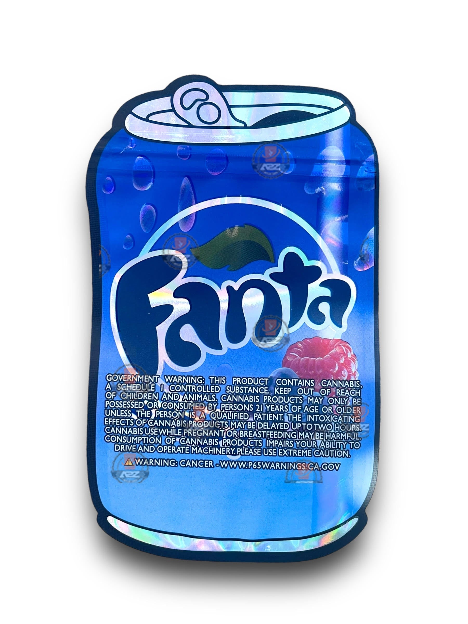 Fanta Berry 3.5G Mylar Bags Holographic