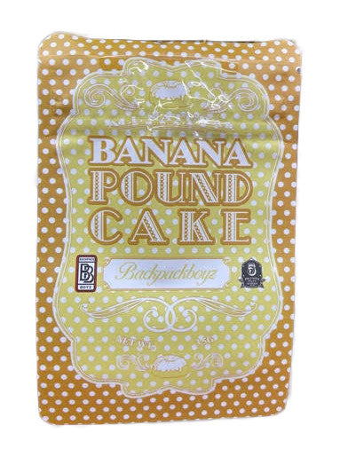 Backpack Boyz Banana Pound Cake Mylar Bag 3.5g TAMPER STICKER Packaging Only