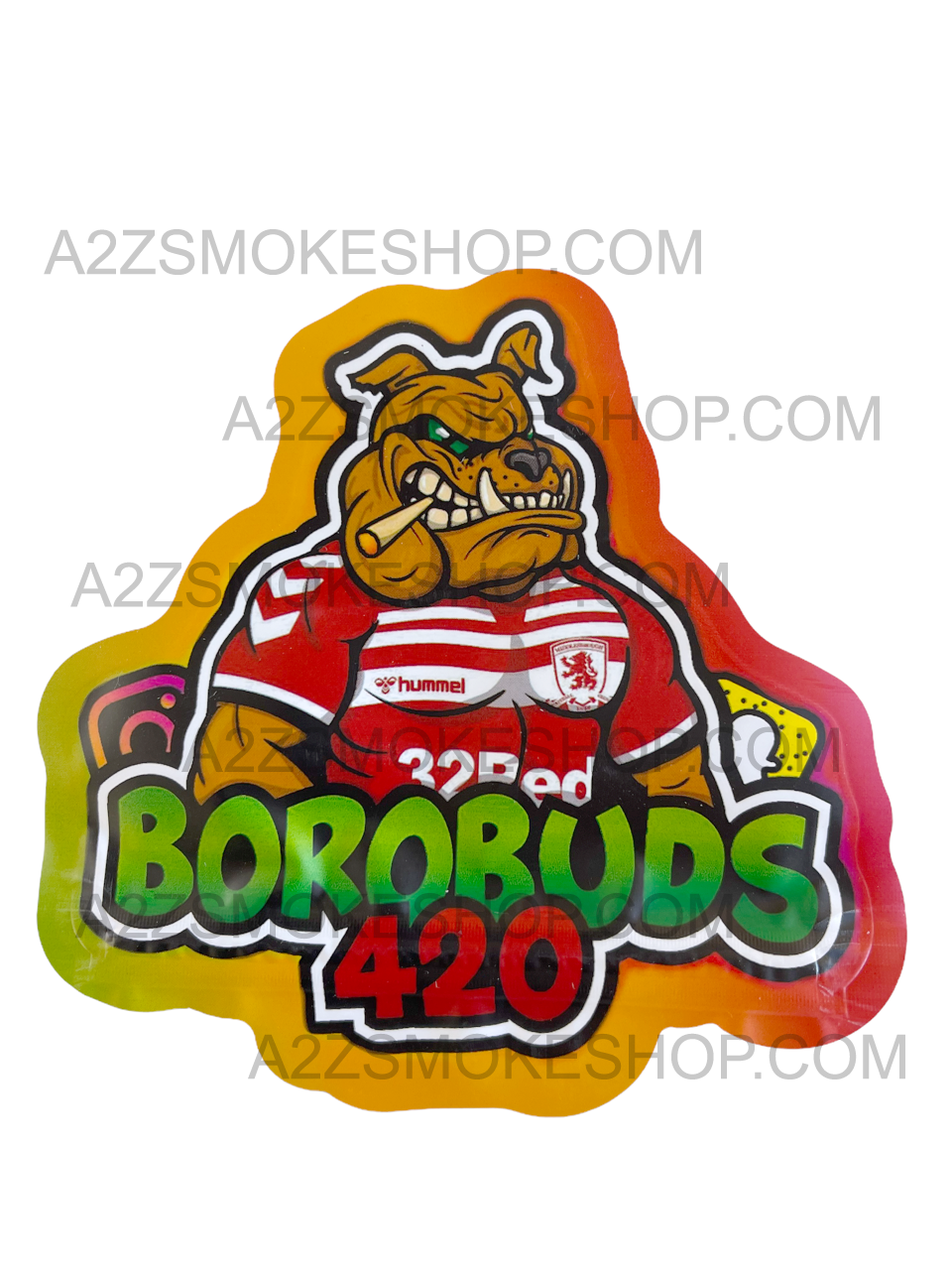 Borobuds 420 cut out Mylar bag 3.5g Packaging Only