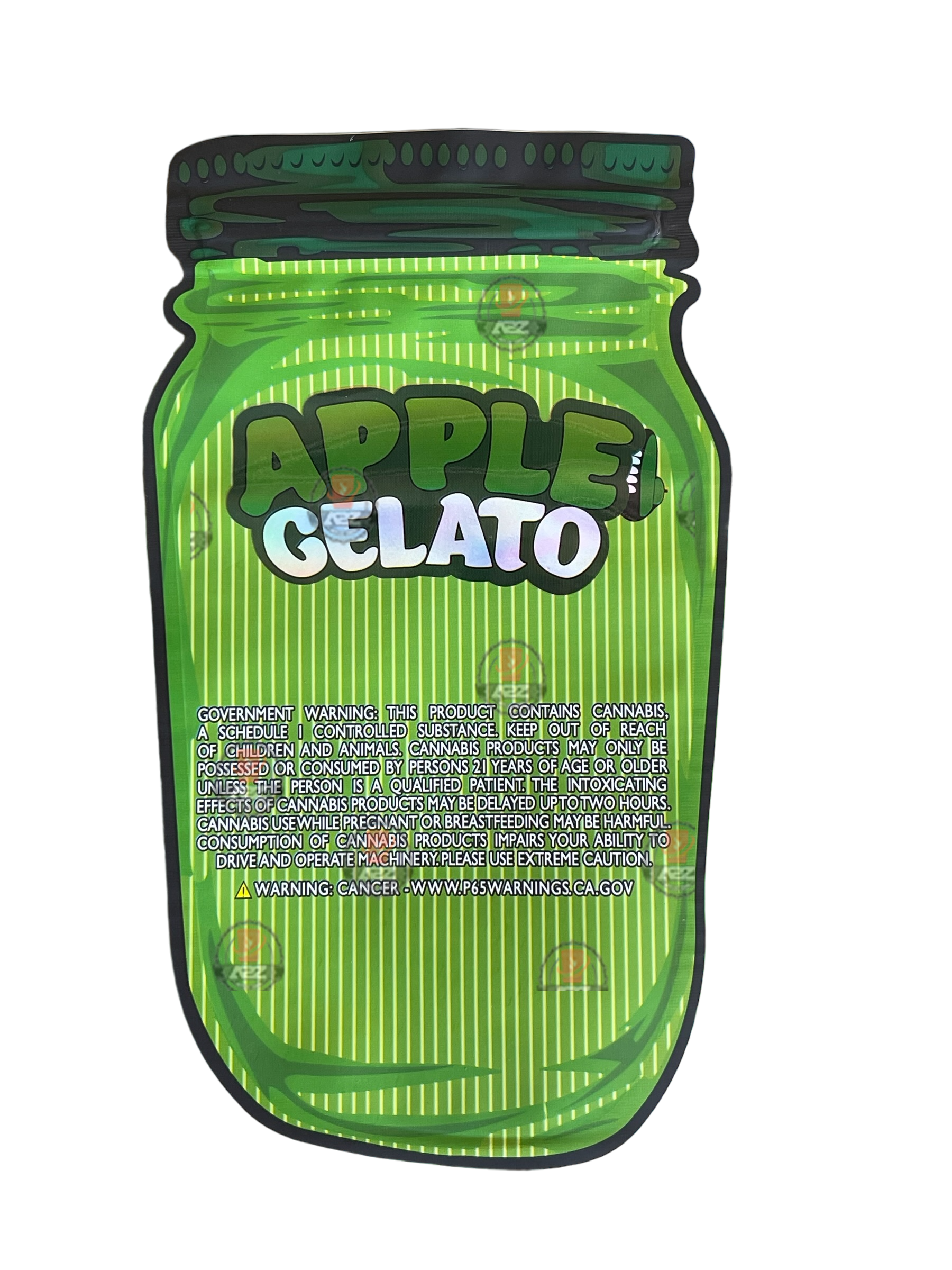 Apple Gelato Mylar Bag- Rosin Gummies (Packaging Only)