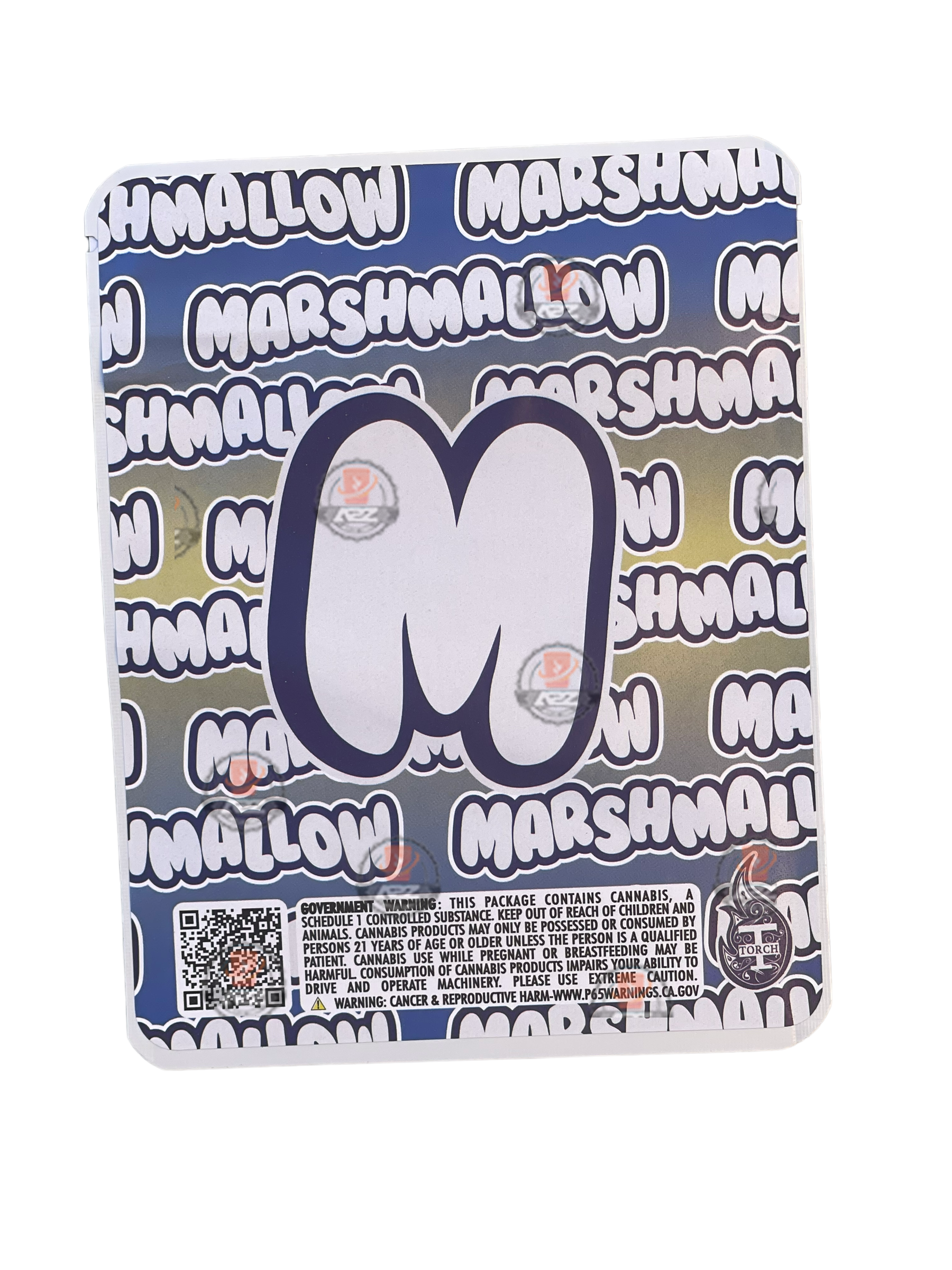 Sprinklez Oreo Cookie Marshmallow Mylar Bags 3.5g Sticker base Bag -With stickers and labels Sprinklez